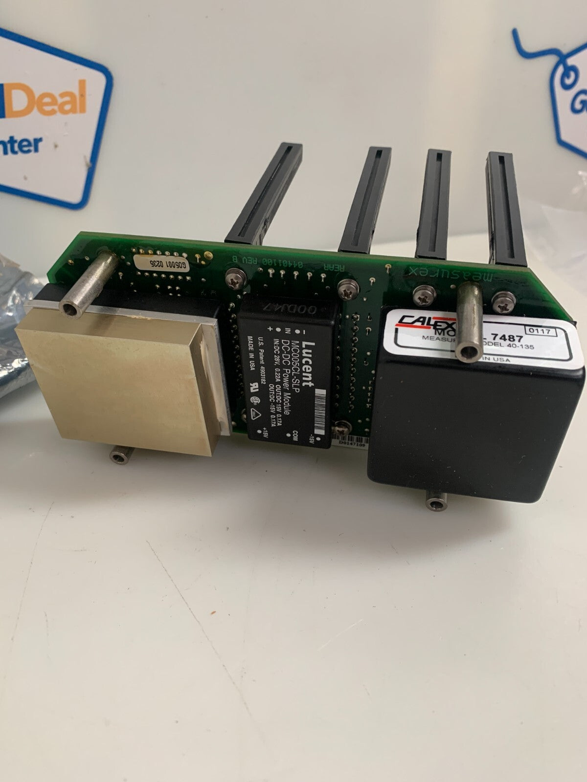 HONEYWELL MEASUREX UNIGAUGE BACKPLANE 4 SLOT 05401100 REV D4