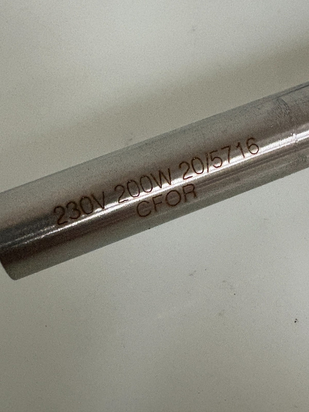 LOT OF 4 HEATER ROD ELEMENT 12" 12DX300L 230V 200W