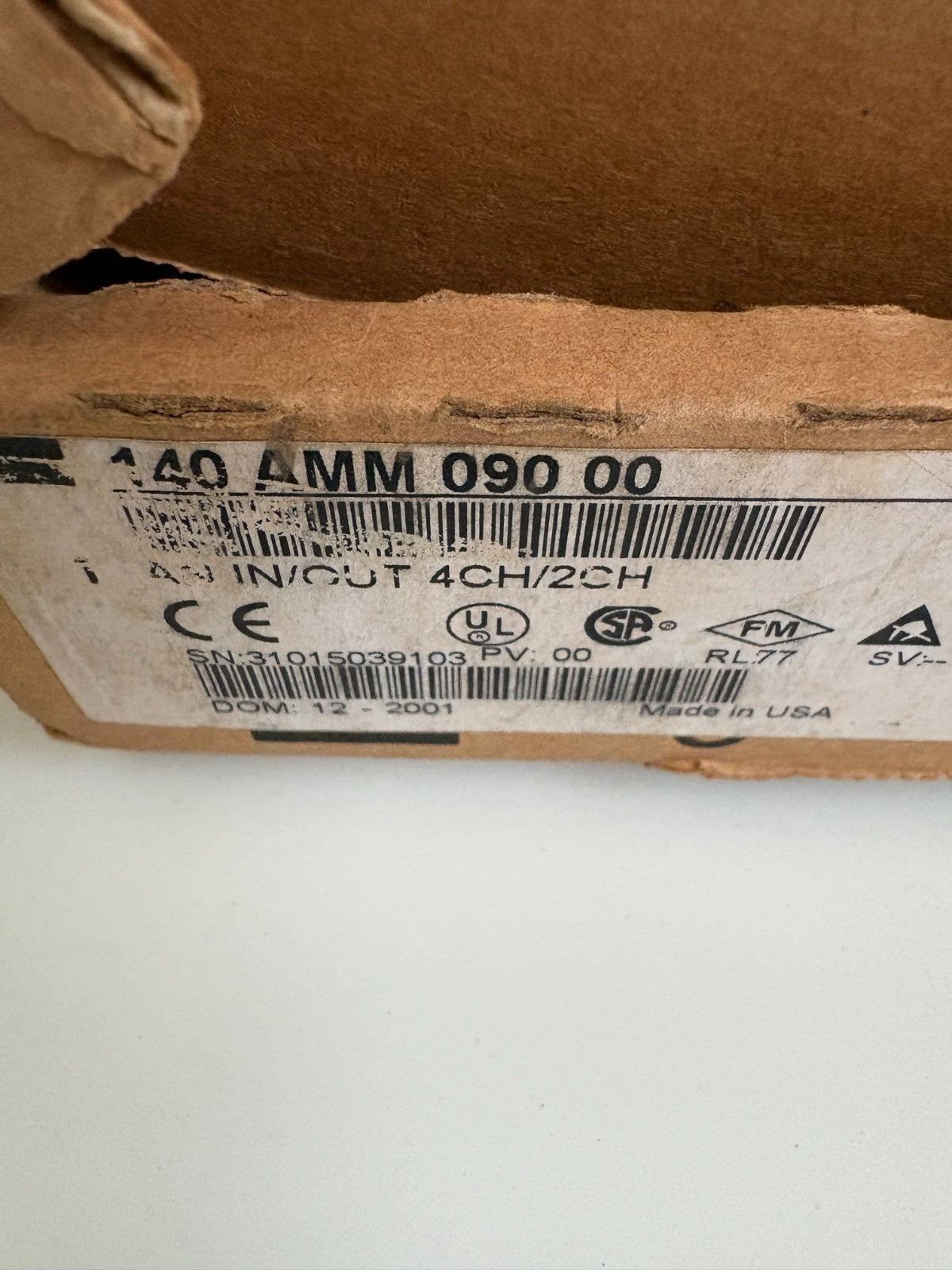SCHNEIDER TSX QUANTUM ANALOG I/O 4CH/2CH 140 AMM 090 004