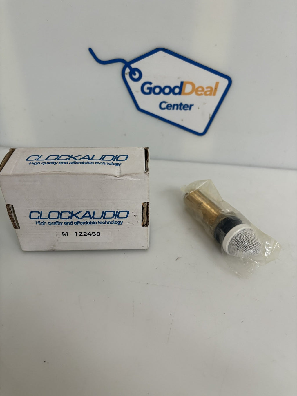 CLOCK AUDIO DESK BOUNDARY MICROPHONE C004E WHITE0