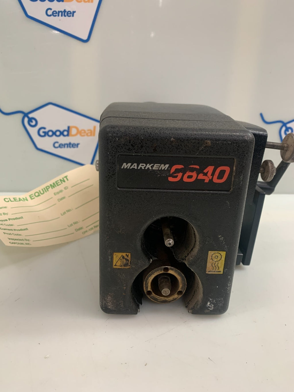 MARKEM 9840 HD Rotary Printer Head Coder with ME3509177E Servo Motor AS IS