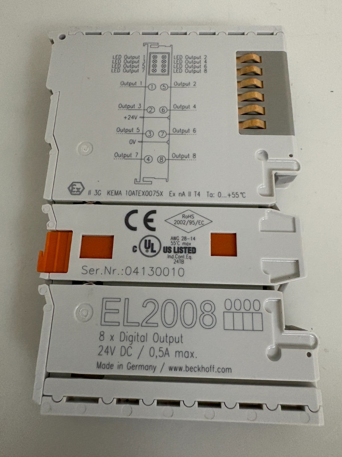 BECKHOFF 8X DIGITAL OUTPUT EL20083