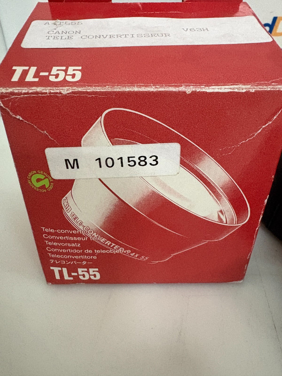 CANON TELE CONVERTER LENS 1.4X55 TL-552