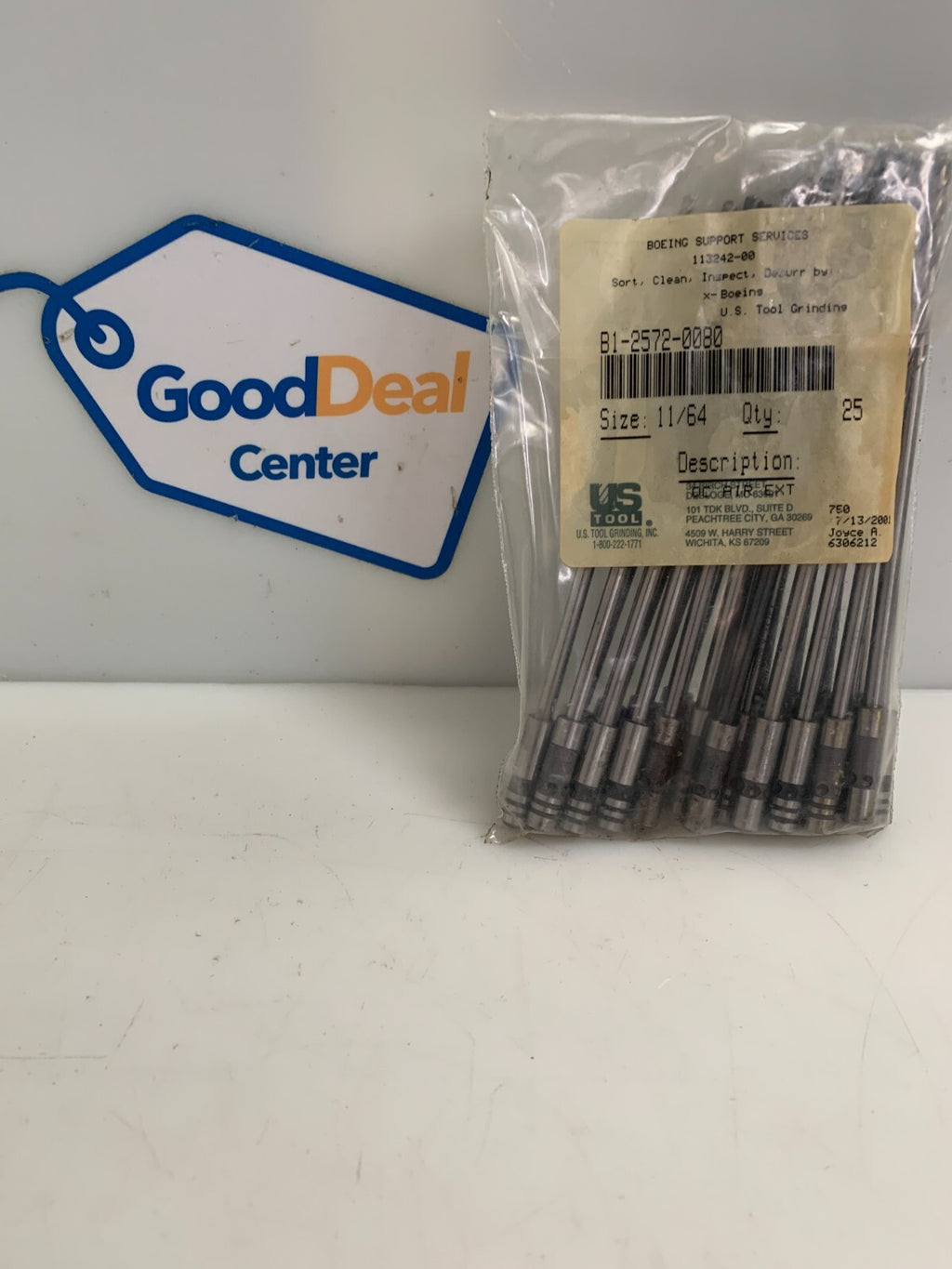 US TOOLS TWIST DRILL 11/64 B1-2572-0080  20 BAG AVAIL