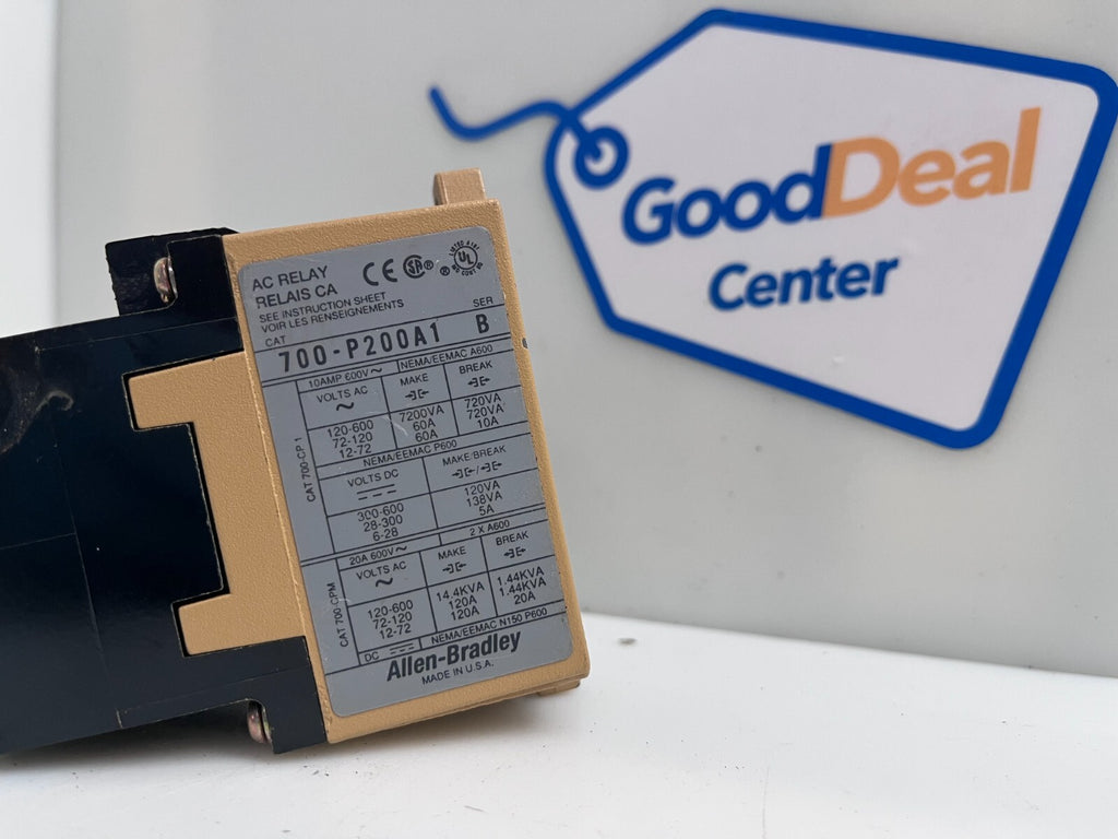 Allen-Bradley 700-P200A1 Series B AC Relay