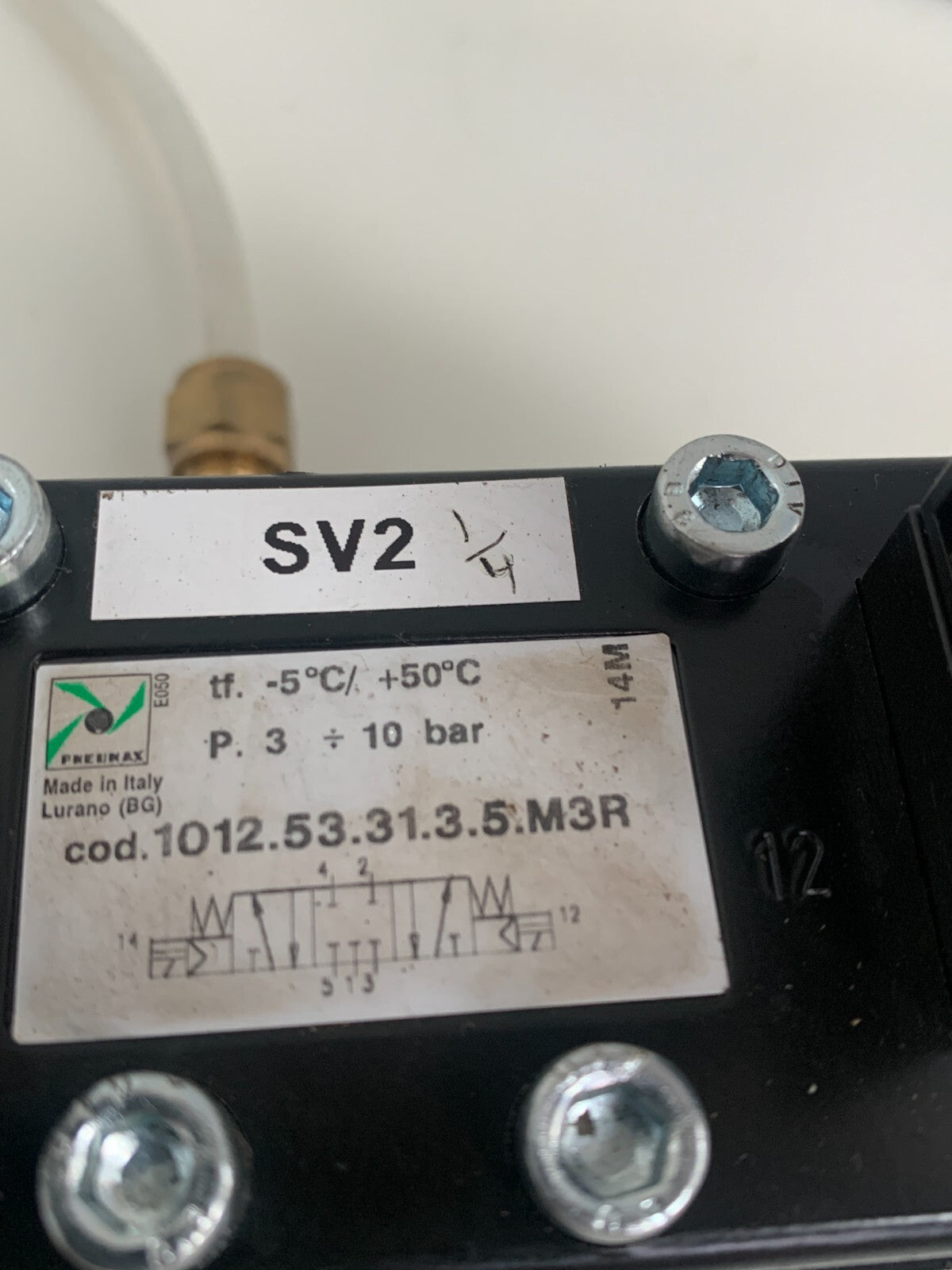 PNEUMAX SOLENOID VALVE 1011.53.31.3.5.M3R