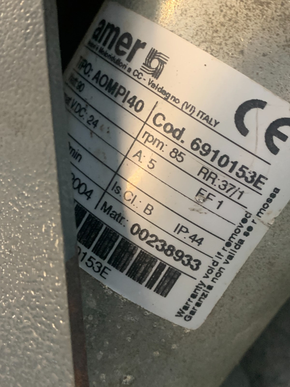 AMER MOTOR AOMPI40 69100902
