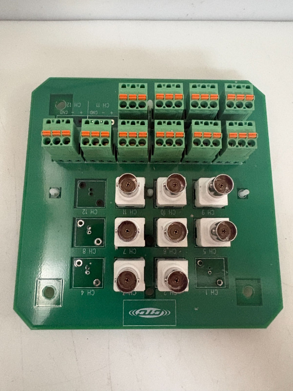 CTC CONNECTOR 12 CHANNEL CIRCUIT BOARD JBP10199 REV 001