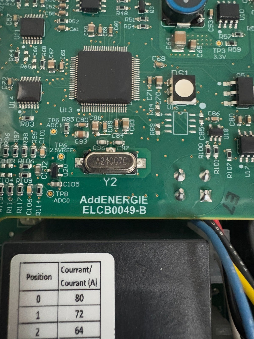 ADD ENERGIE CIRCUIT BOARD ELCB0048-D W/POWER METER CIRCUIT BOARD ELCB0049-B