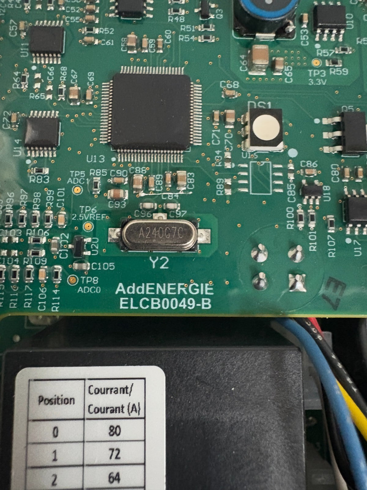 ADD ENERGIE CIRCUIT BOARD ELCB0048-D W/POWER METER CIRCUIT BOARD ELCB0049-B