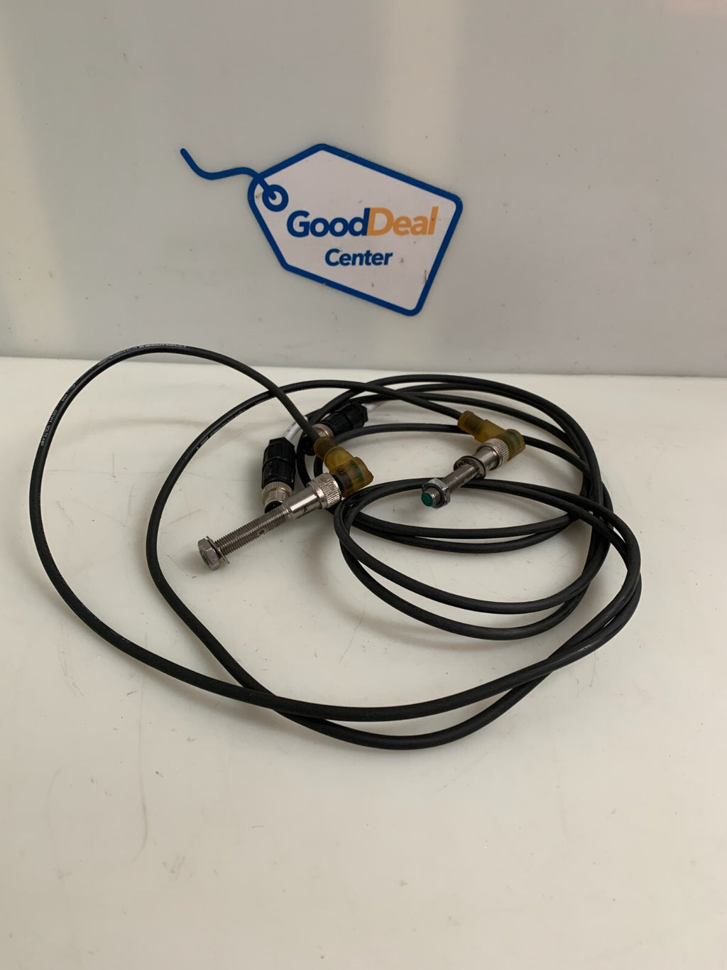 LOT OF 2 PEPPERL & FUCHS INDUCTVE SENSOR NJL5-8GM40-E2-V1 W/PHOENIX CONTACT