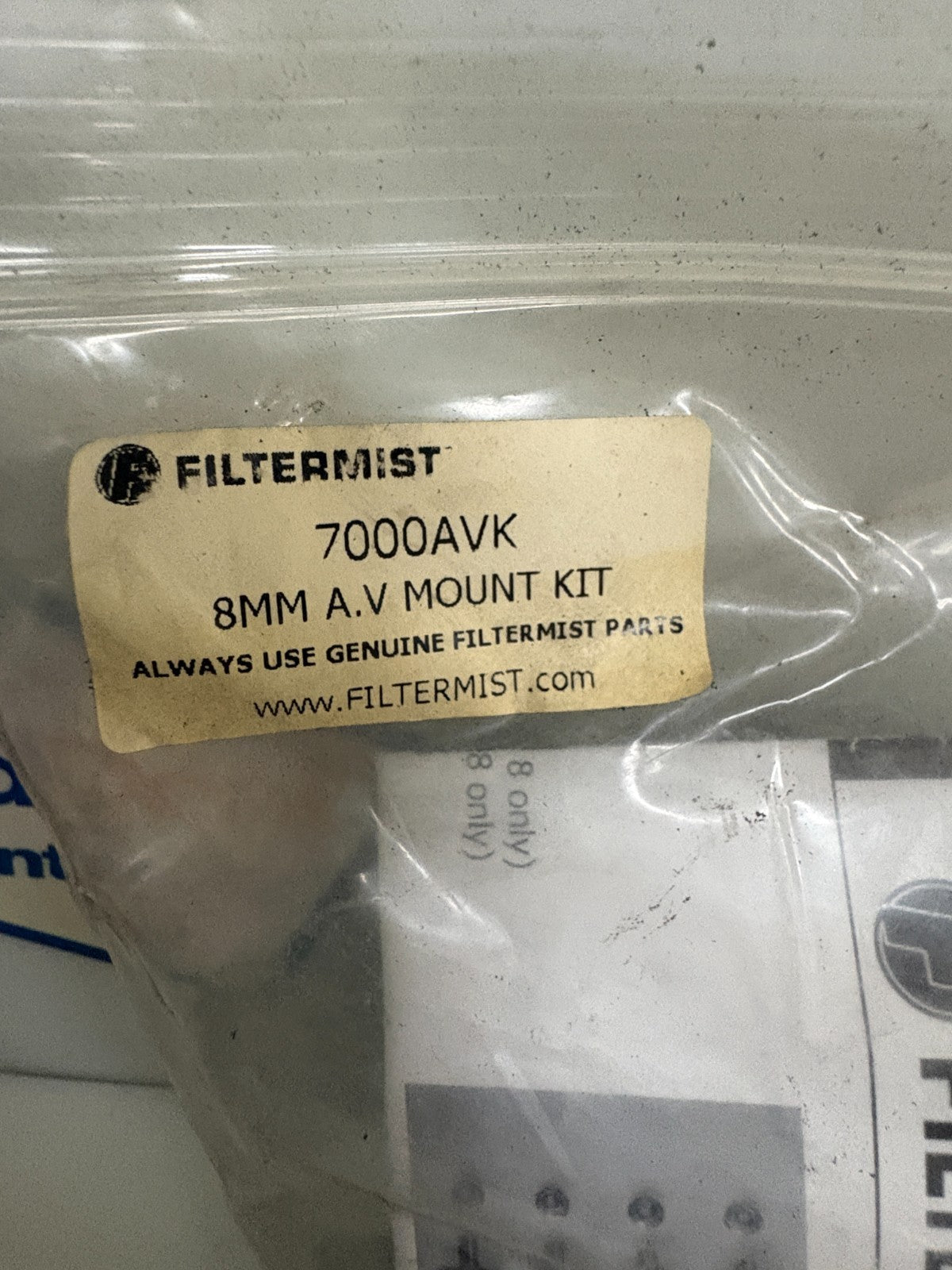 LOT OF 4 FILTERMIST MOTOR MOUNT KIT 7000AVK2