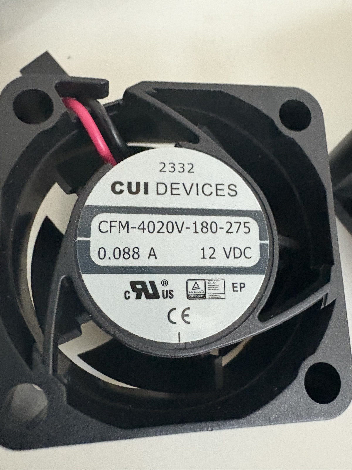 LOT OF 14 SAME SKY CUI DEVICES CFM 4020V-180-275 DC BRUSHLESS FANS