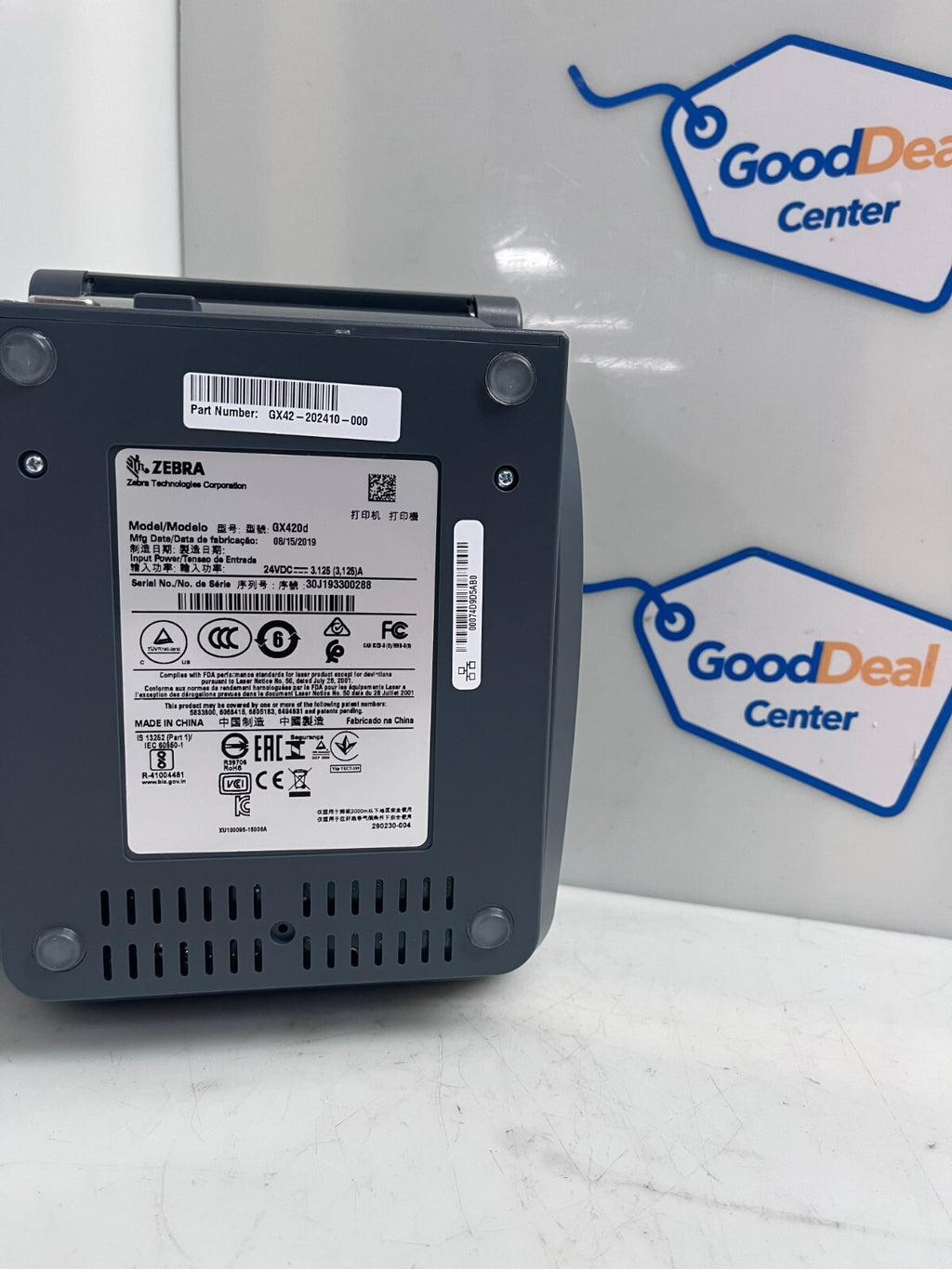 ZEBRA  GX420d Wifi Thermal Printer  GX42-20241C1