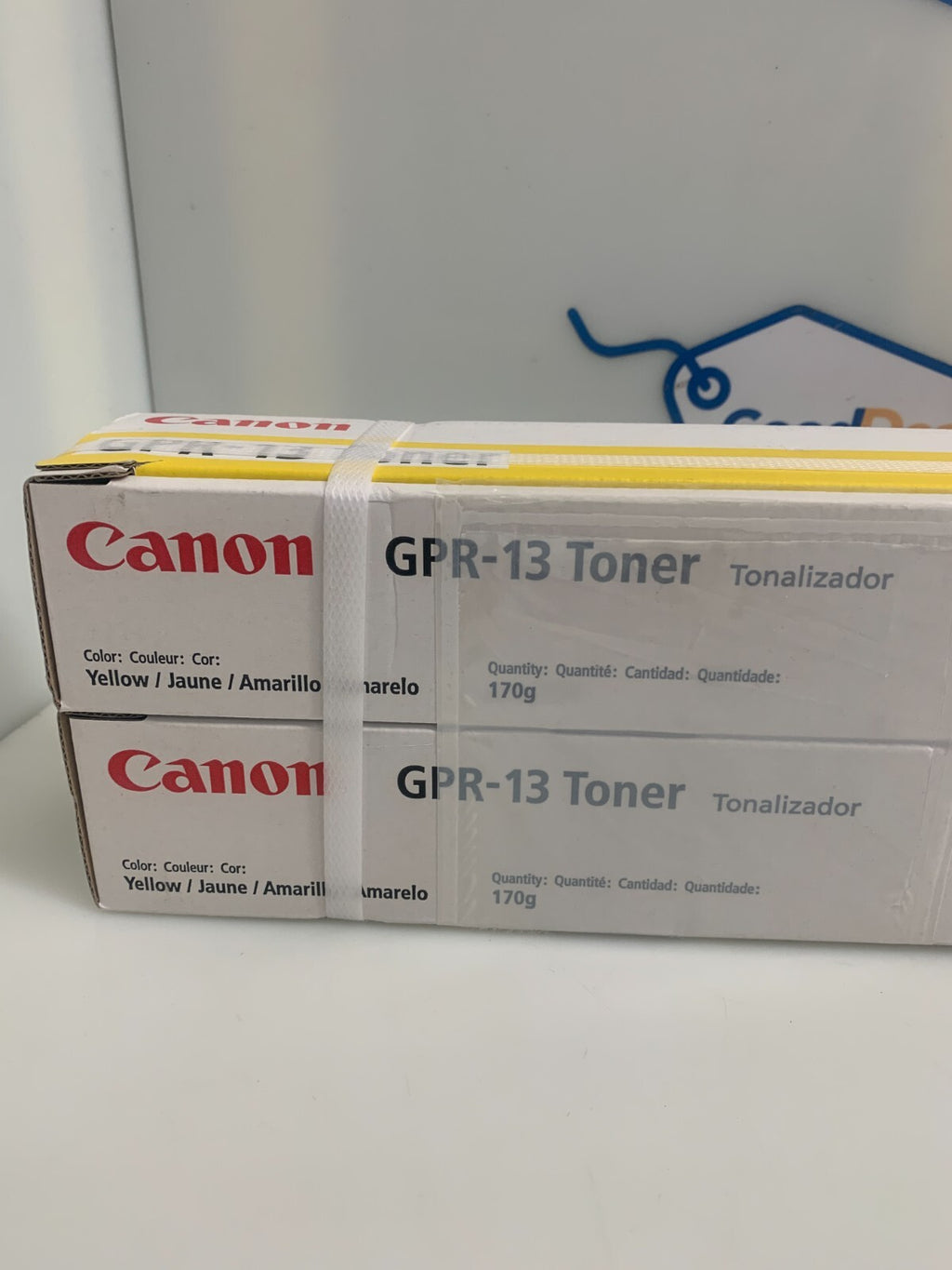 Lot of 2 CANON GPR-13 Toner Yellow