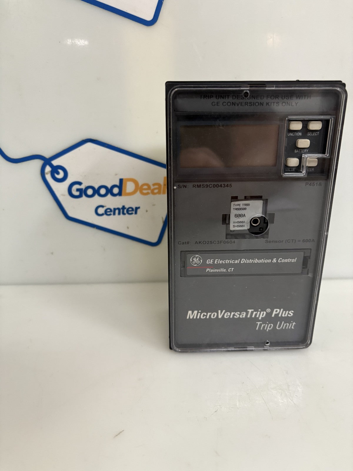 GE MICROVERSA TRIP PLUS #AKO25C3F0604