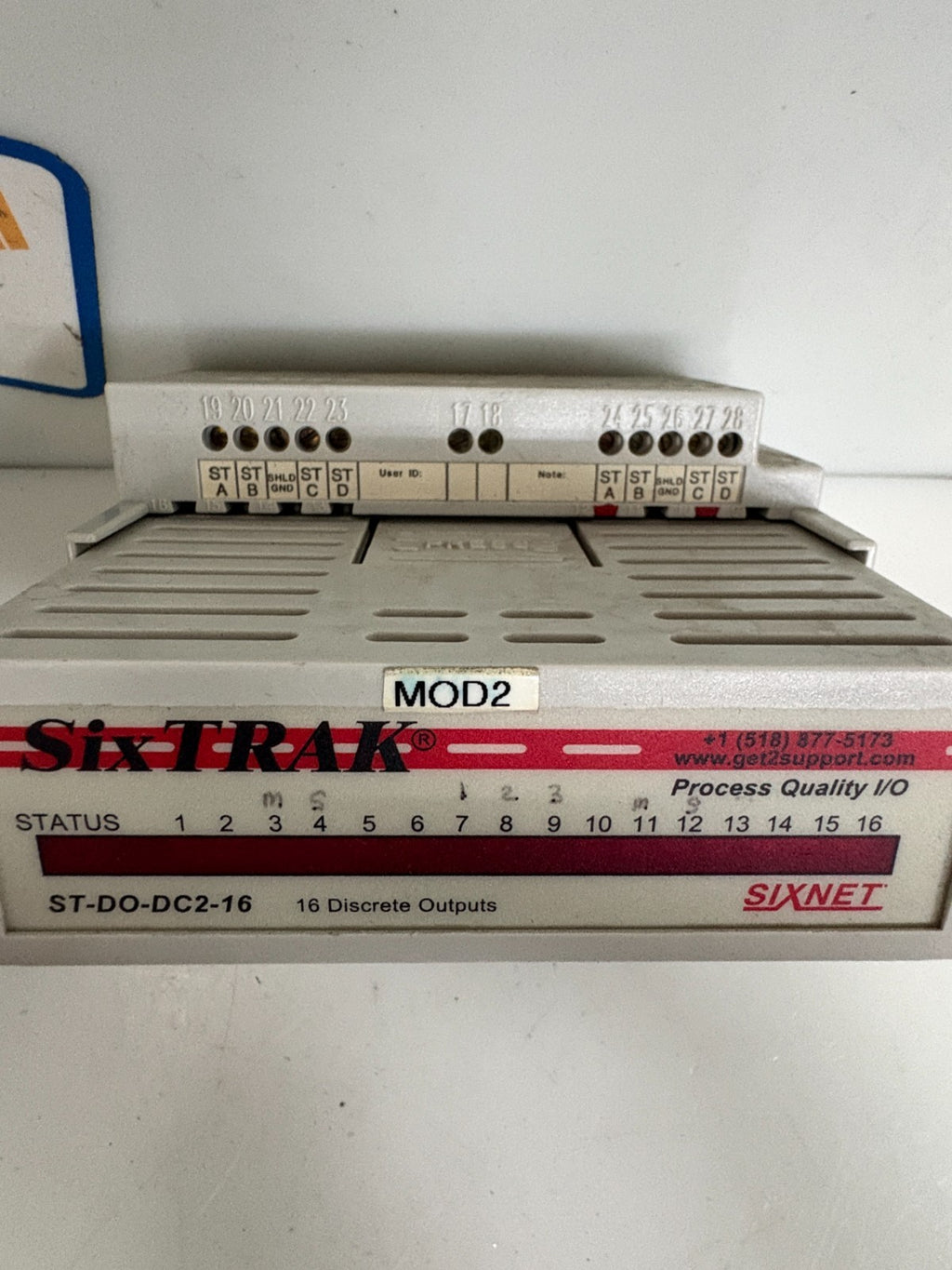 SIX NET  I/O PROCESS QUALITY MODULE SIXNET ST-DO-DC2-16   16 DISCRETE OUTPUTS