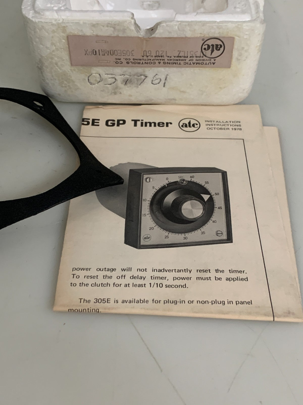 ATC MARSH BELLOFRAM TIMER 305E-004-A-1-0-PX2