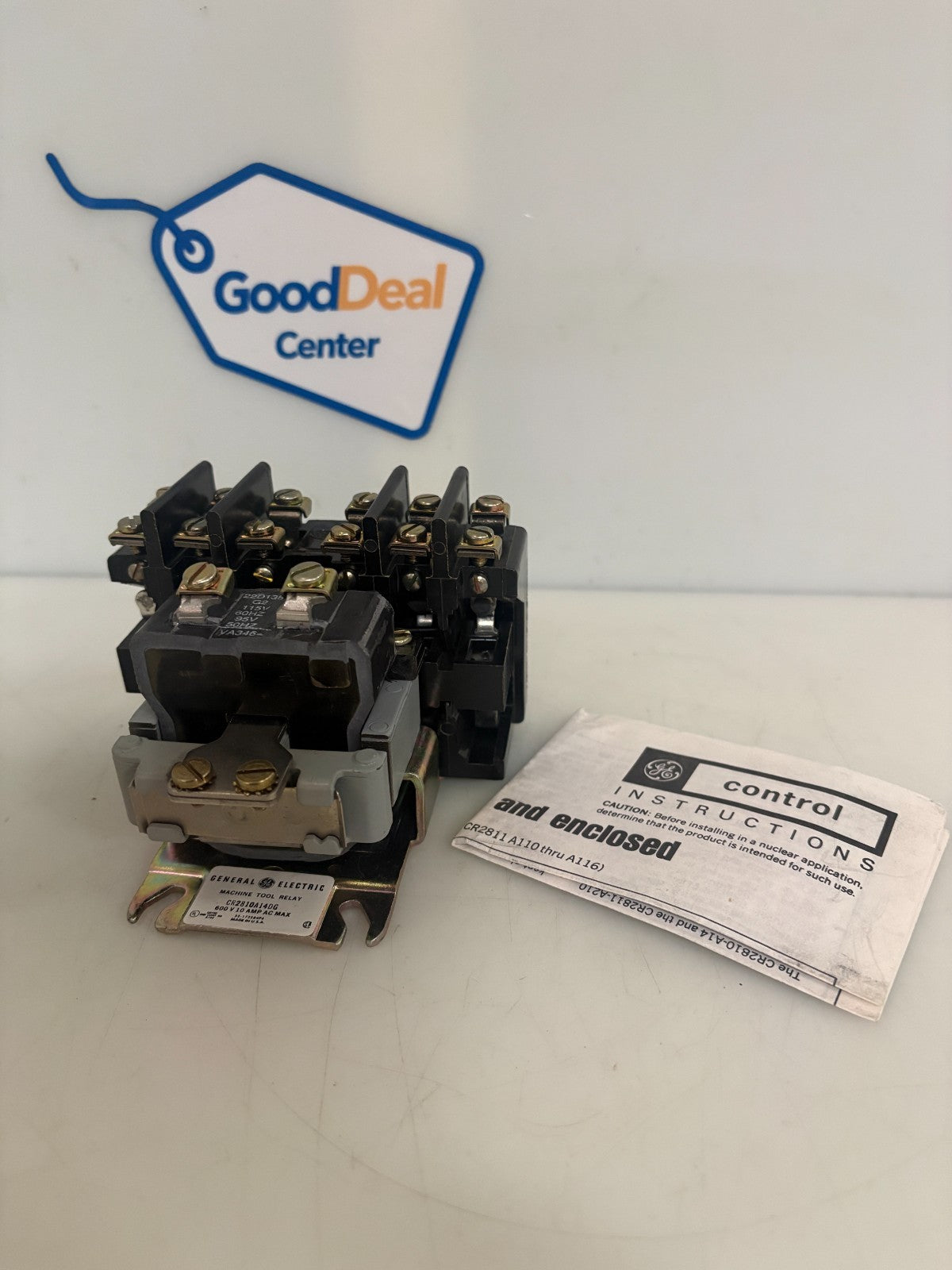 GENERAL ELECTRIC MACHINE TOOL RELAY CR2810A14DG0