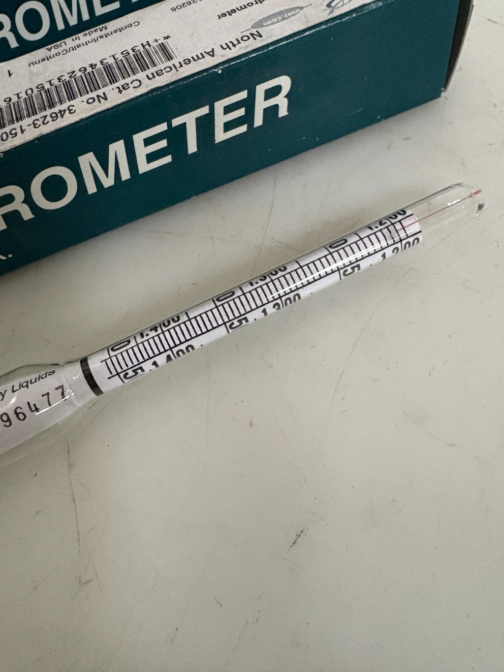 LOT OF 3 VWR PRECISION HYDROMETER 1.2-1.45