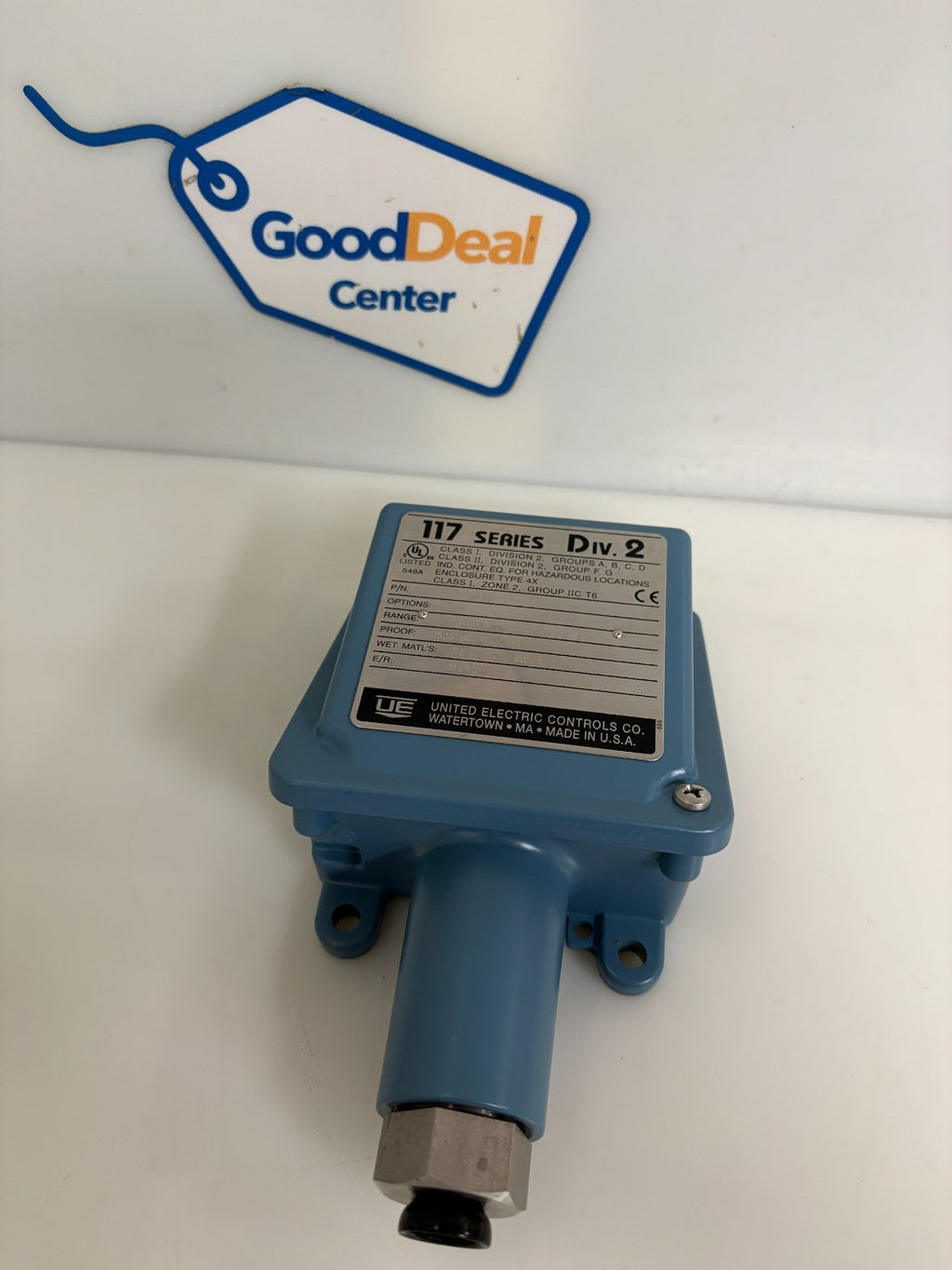 UNITED ELECTRIC CONTROLS 117 SERIES DIV.2 #H117-154330