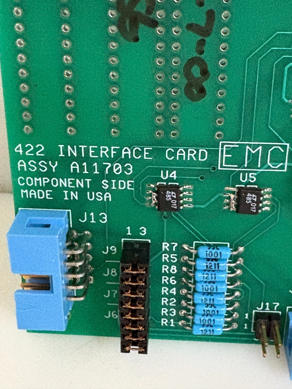 EMC 422 INTERFACE CARD ASSY A11703