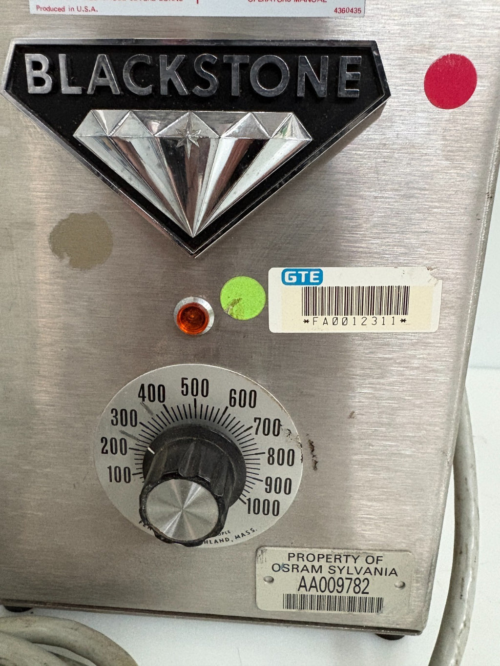 BLACKSTONE ULTRASONIC MELTER TP-3D W/POWER SUPPLY