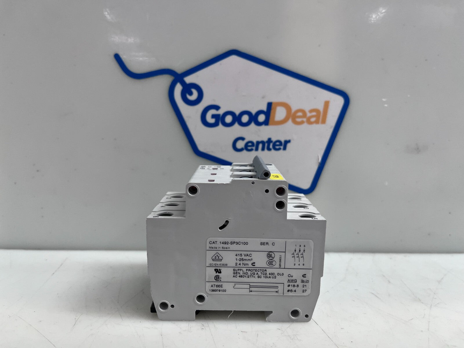 ALLEN-BRADLEY CAT 1492-SP3C100 Circuit Breaker Serie C1
