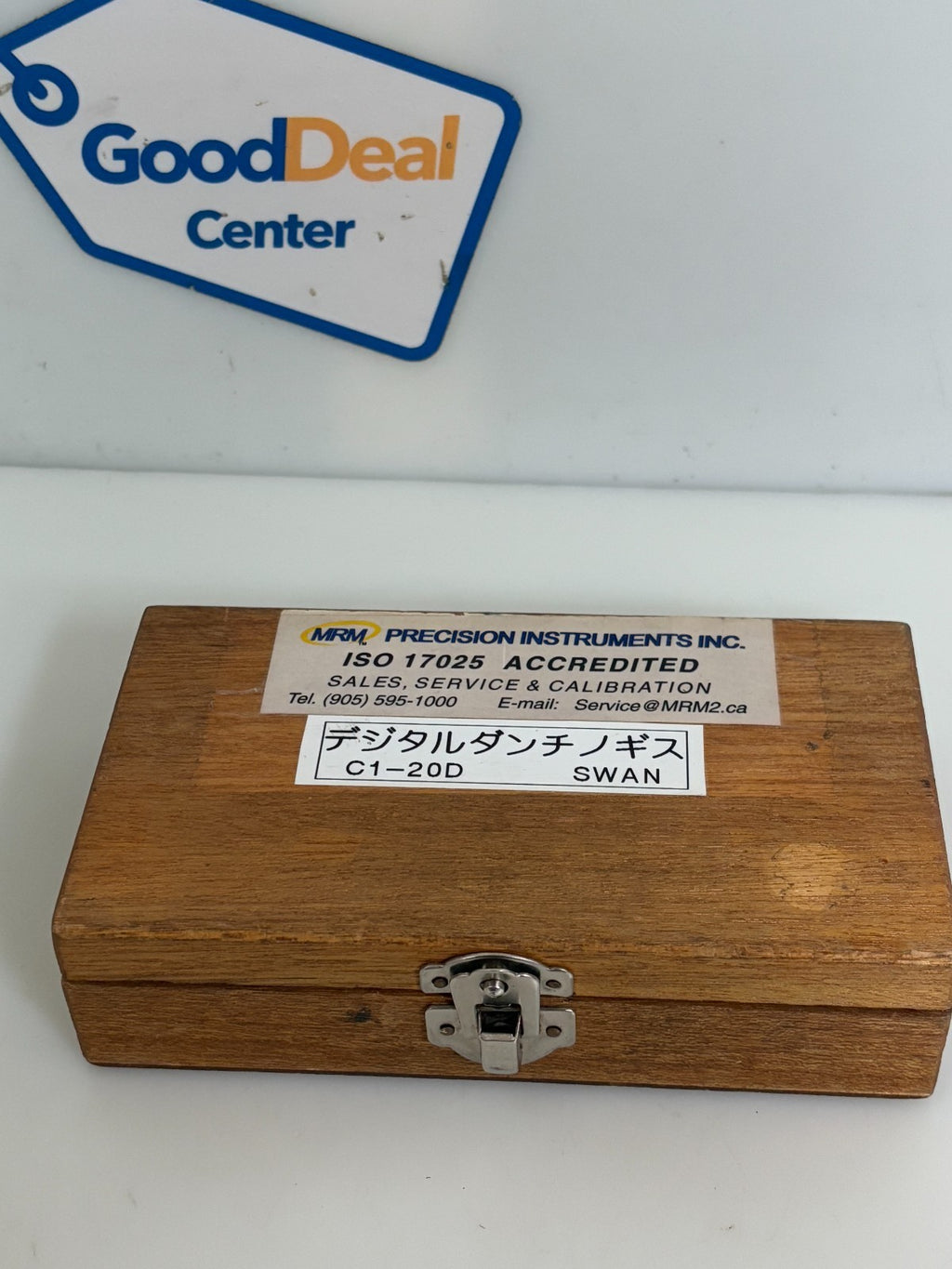 MITUTOYO CORP 500-150-20 DIGITAL MODEL CD-10CK W/SWAN C1-200 IN WOOD CASE