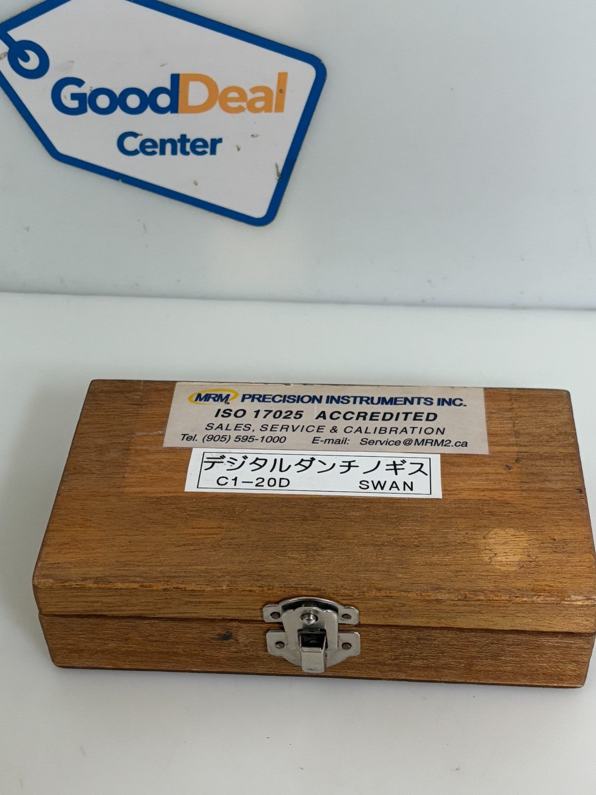 MITUTOYO CORP 500-150-20 DIGITAL MODEL CD-10CK W/SWAN C1-200 IN WOOD CASE