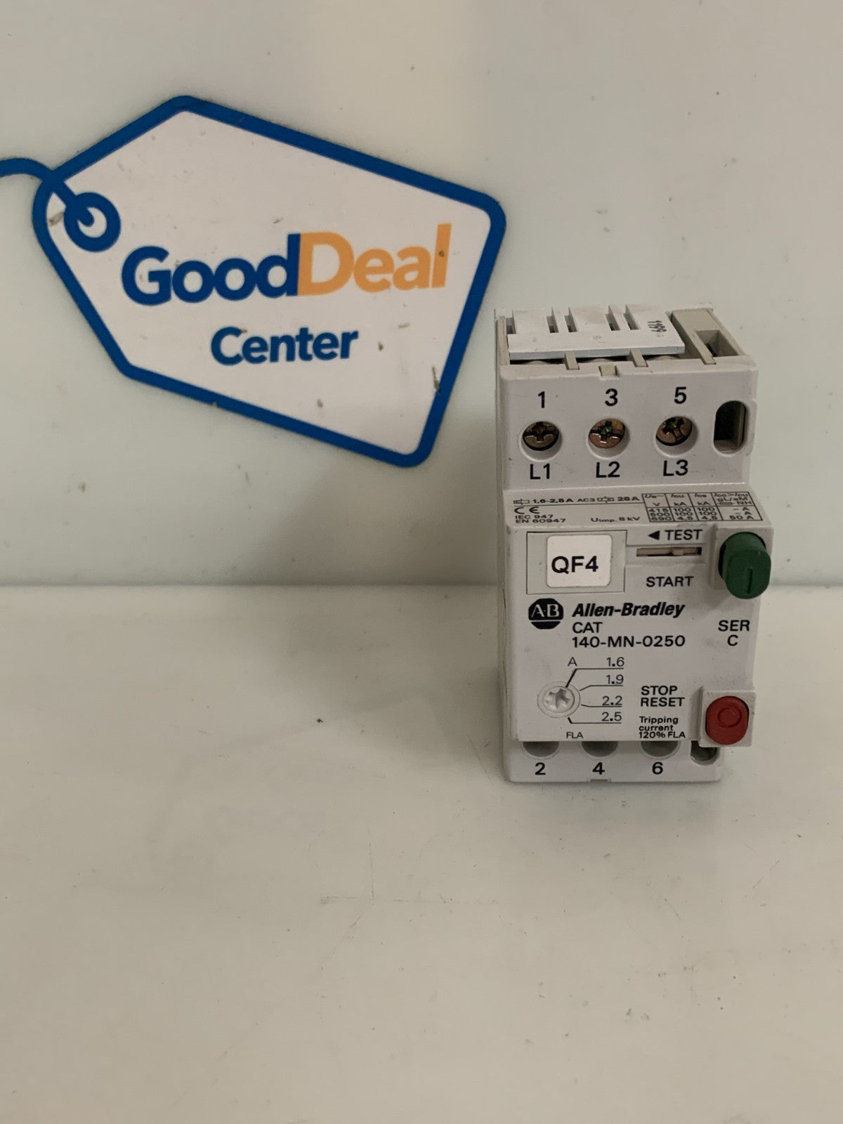 ALLEN BRADLEY MANUAL MOTOR STARTER 140-MN-02500