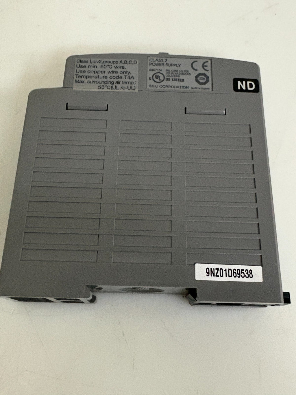 IDEC POWER SUPPLY 24 VDC 1.3A #PS5R-VC244