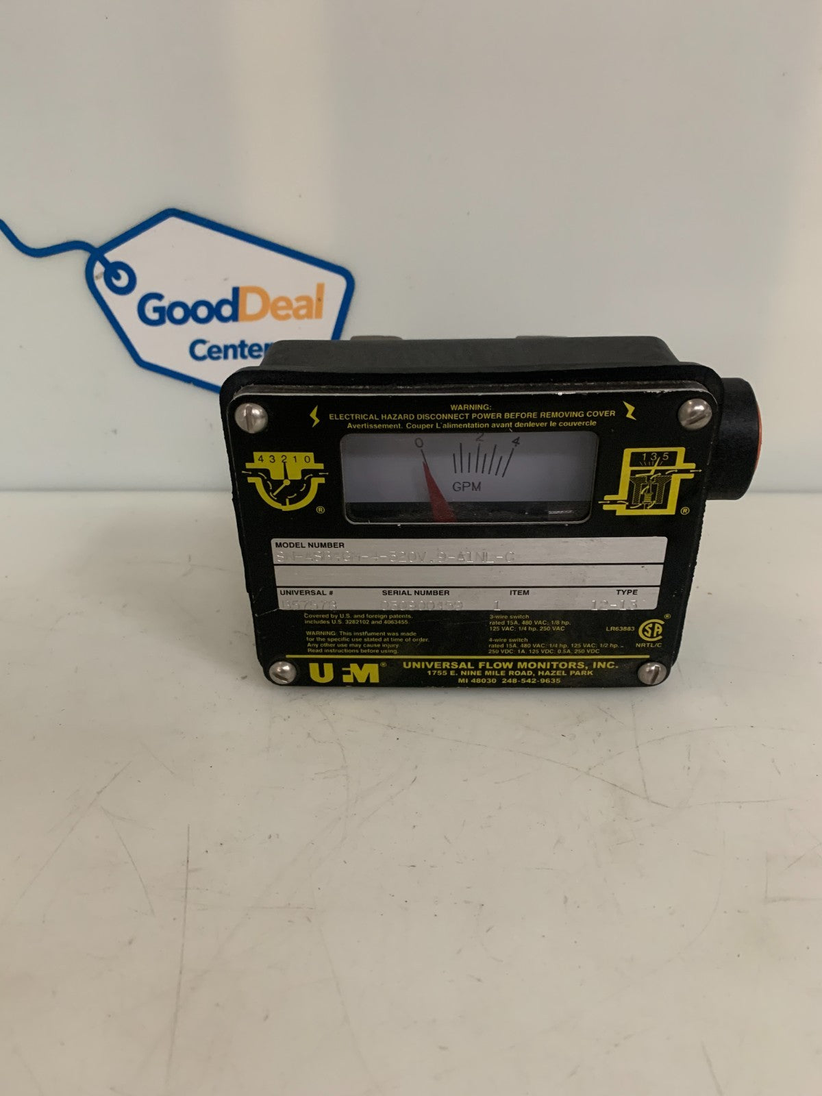 UNIVERSAL FLOW MONITORS SN-ASB4G4-4-320V.9-A1NL-C0