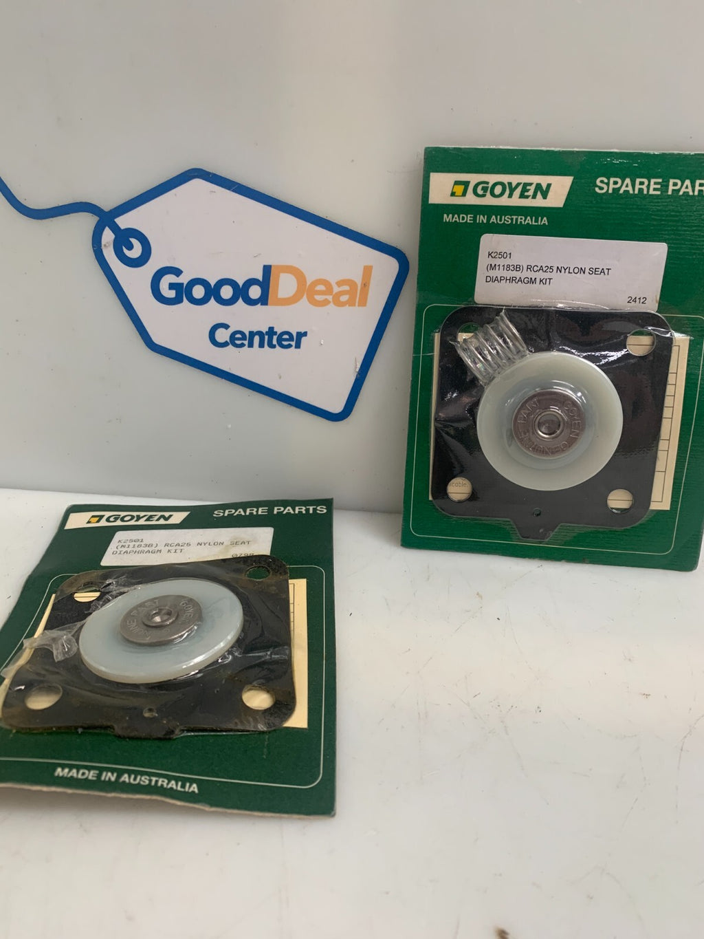 GOYEN  K22501    RCAC25  Nylon Seat Diaphragm Kit   2412  (Lot of 2)
