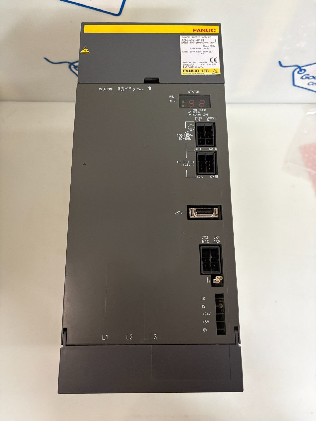 GE FANUC POWER SUPPLY MODULE A06B-6091-H1182