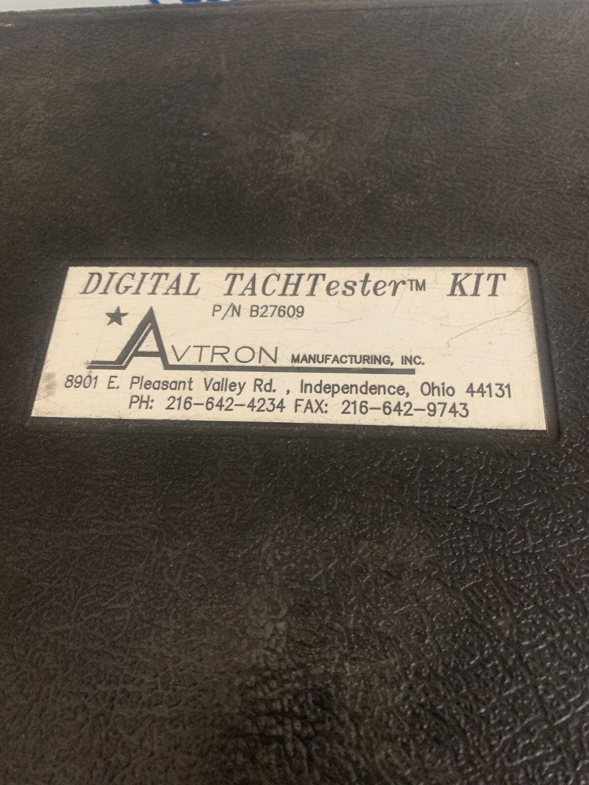 AUTRON DIGITAL TACHTESTER KIT B27 609 COMPLETE W/CABLES AND MANUAL IN CASE5