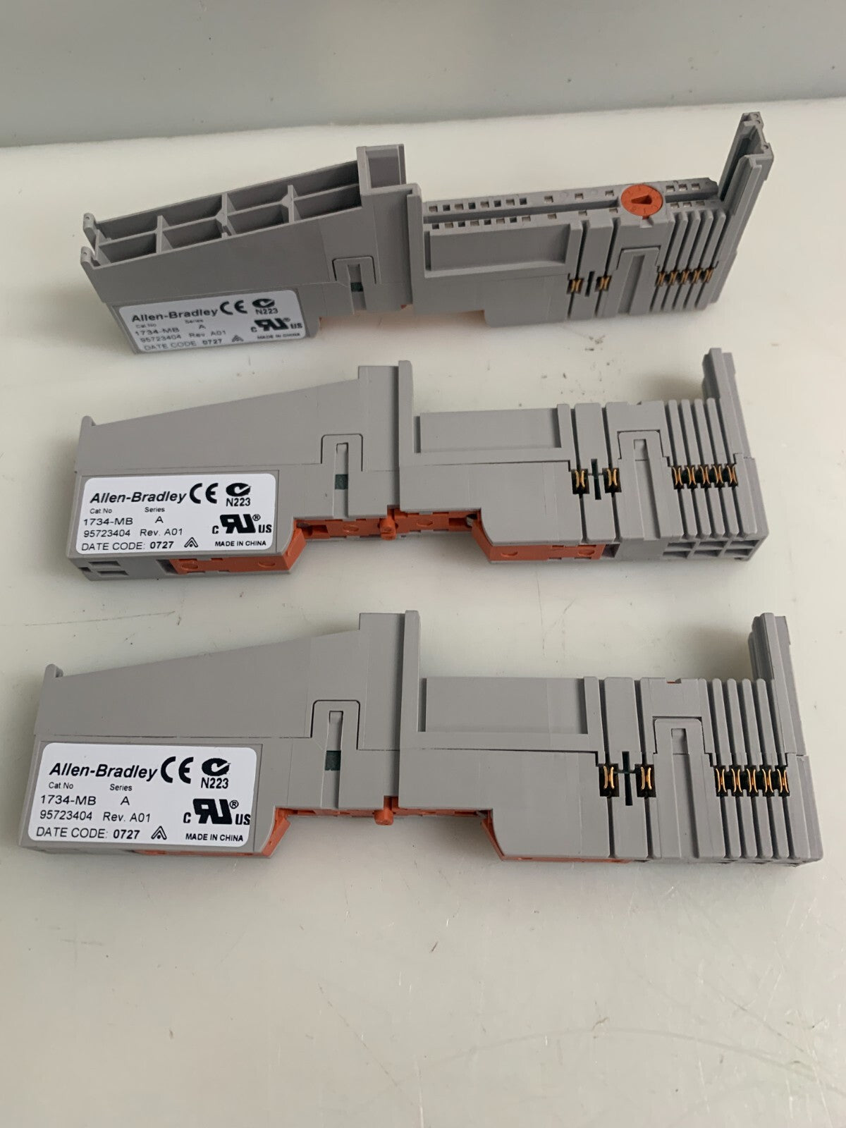 LOT OF 3 ALLEN-BRADLEY INPUT MODULE 1734-MB A