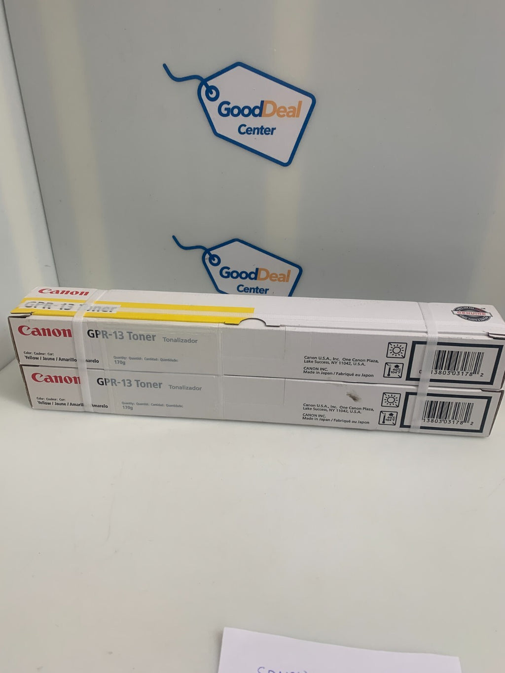 Lot of 2 CANON GPR-13 Toner Yellow