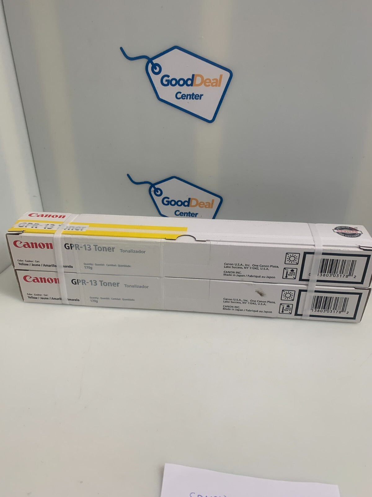 Lot of 2 CANON GPR-13 Toner Yellow