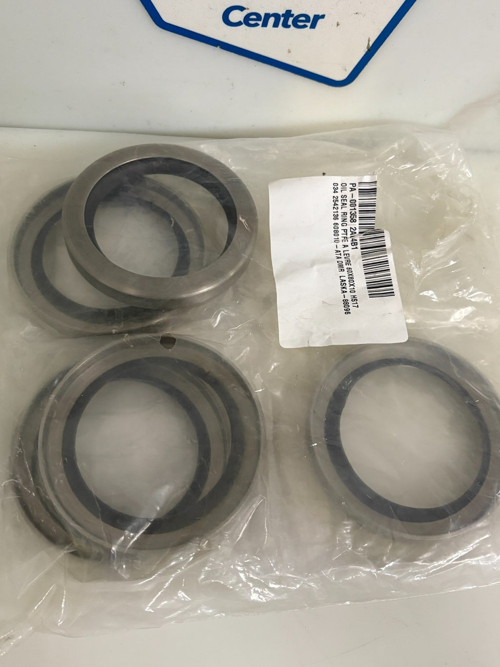 LOT OF 5 DMR STEEL SHELL NITRILE OIL SEALS 608010-ATA