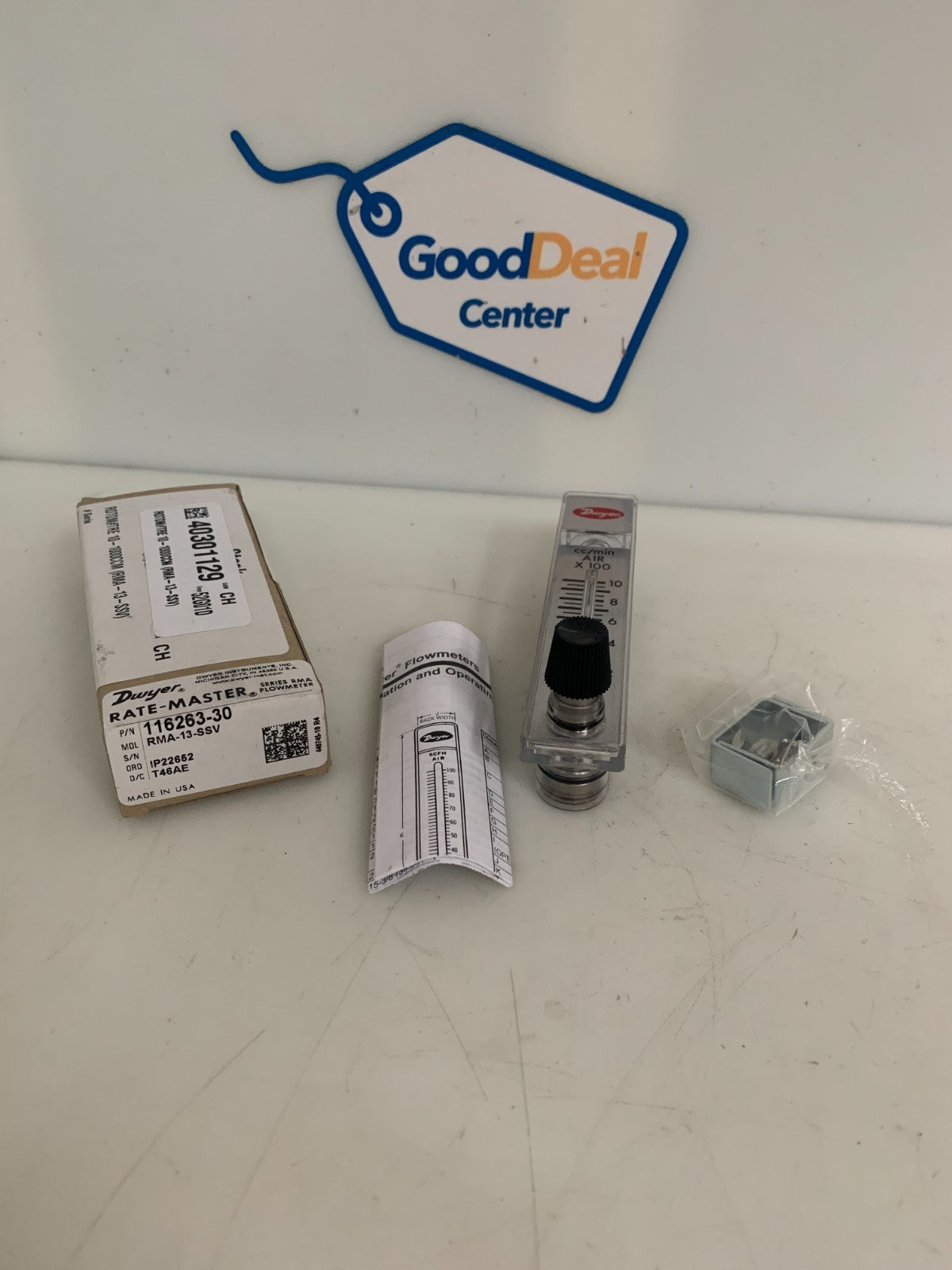 DWYER RATE MASTER FLOWMETER RMA-13-SSV