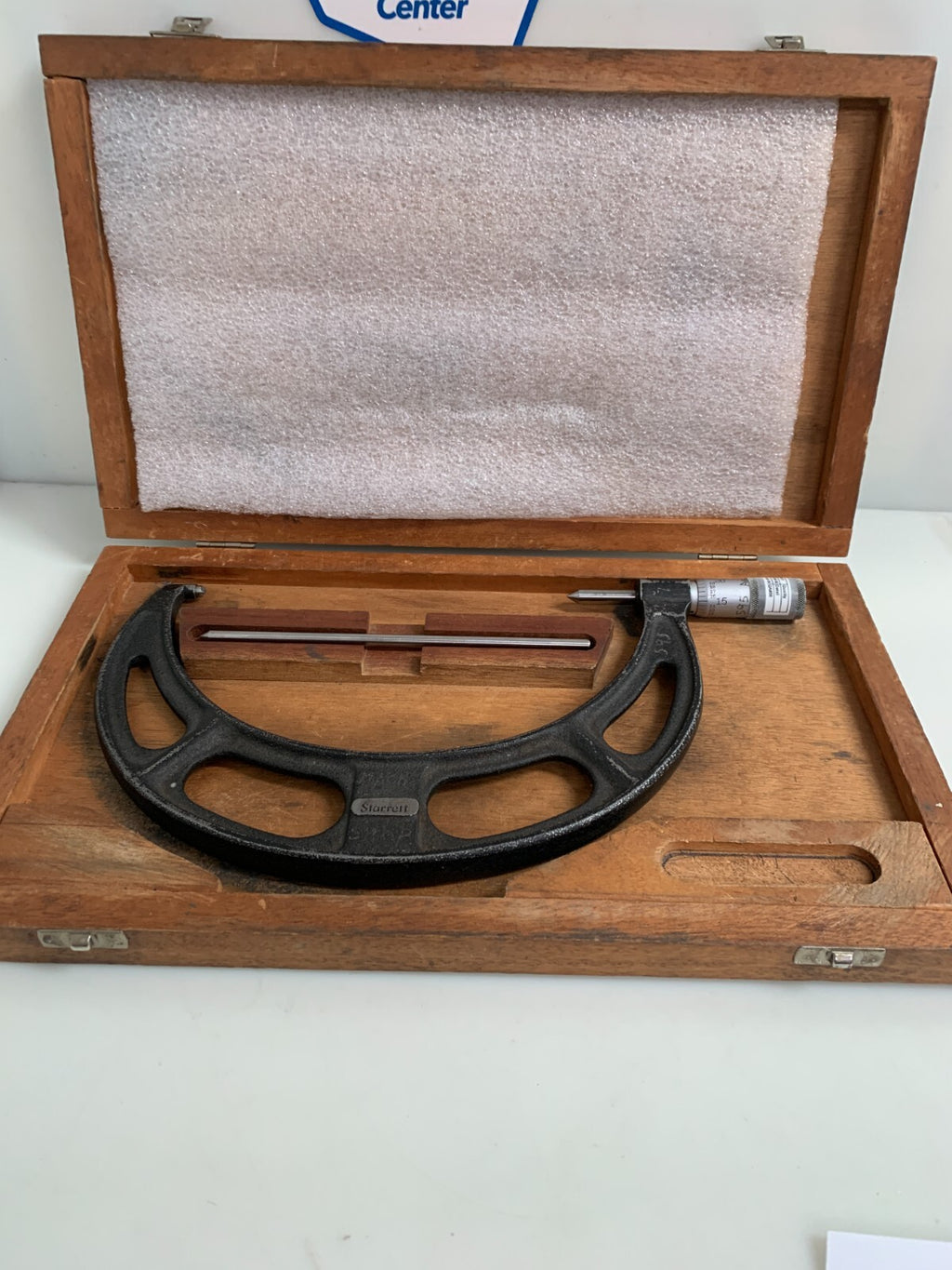 STARRETT OUTSIDE MICROMETER 7-8" VINTAGE W/BOX