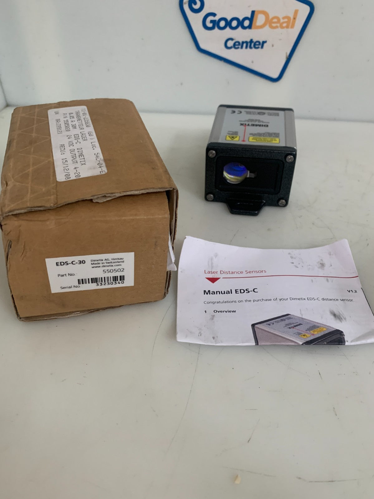 DIMETIX REMOTE LASER RANGEFINDER DISPLACEMENT SENSOR EDS-C306