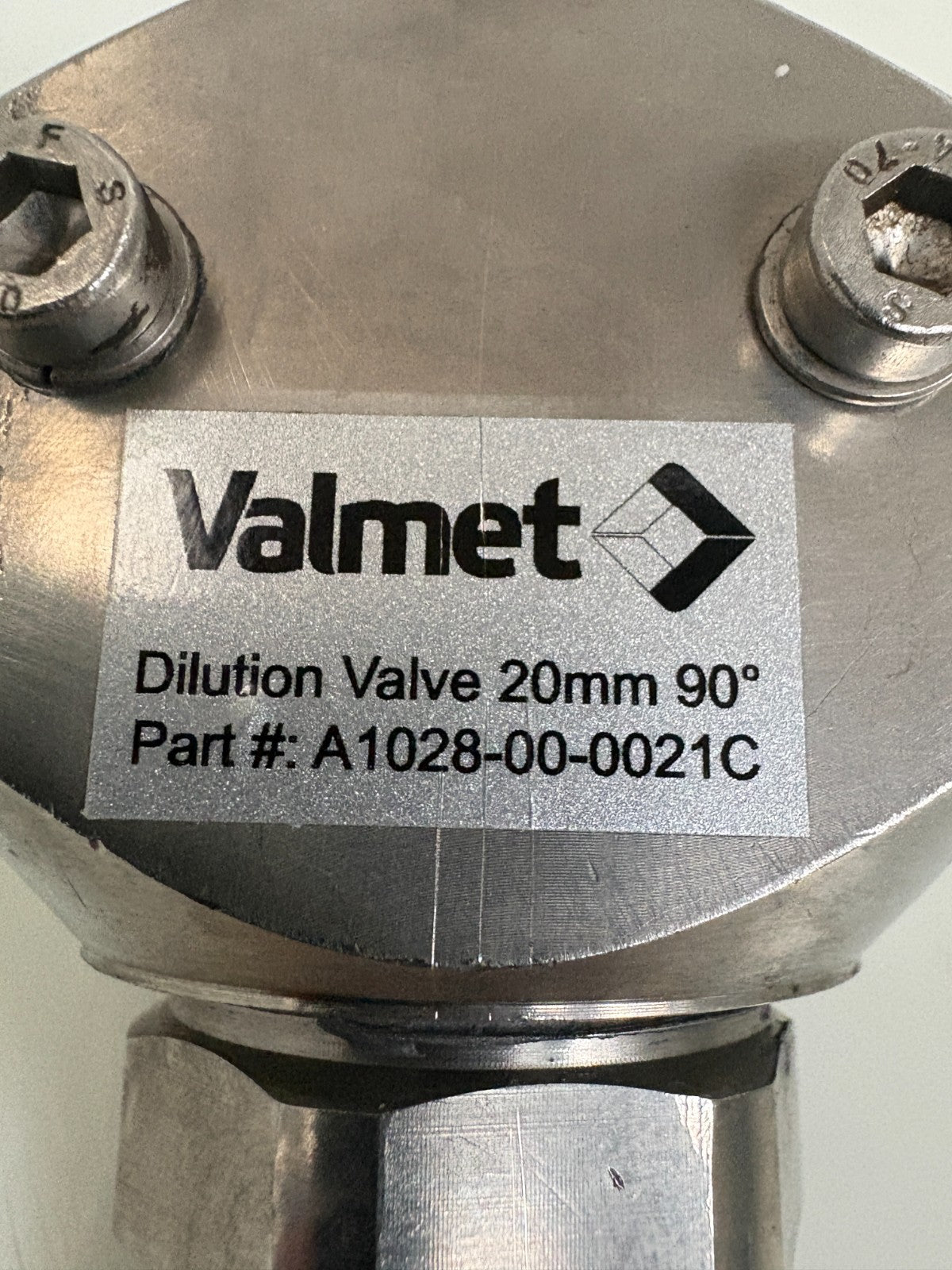 VALMET DILUTION CROSS VALVE A 1028-00-0021C2