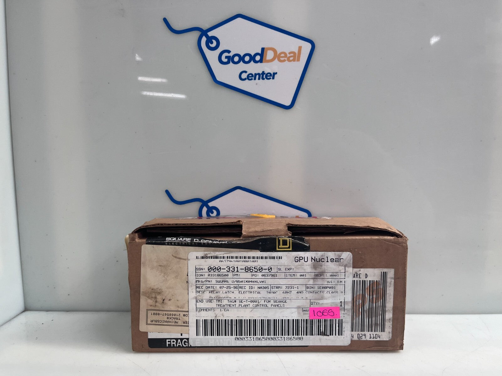 SQUARE D 8501XO40XLV01   AC Latching Relay Class 8501 Type X