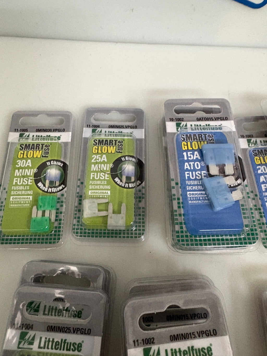 MIX LOT OF 21 LITTELFUSE SMART GLOW FUSE PACK OF 2
