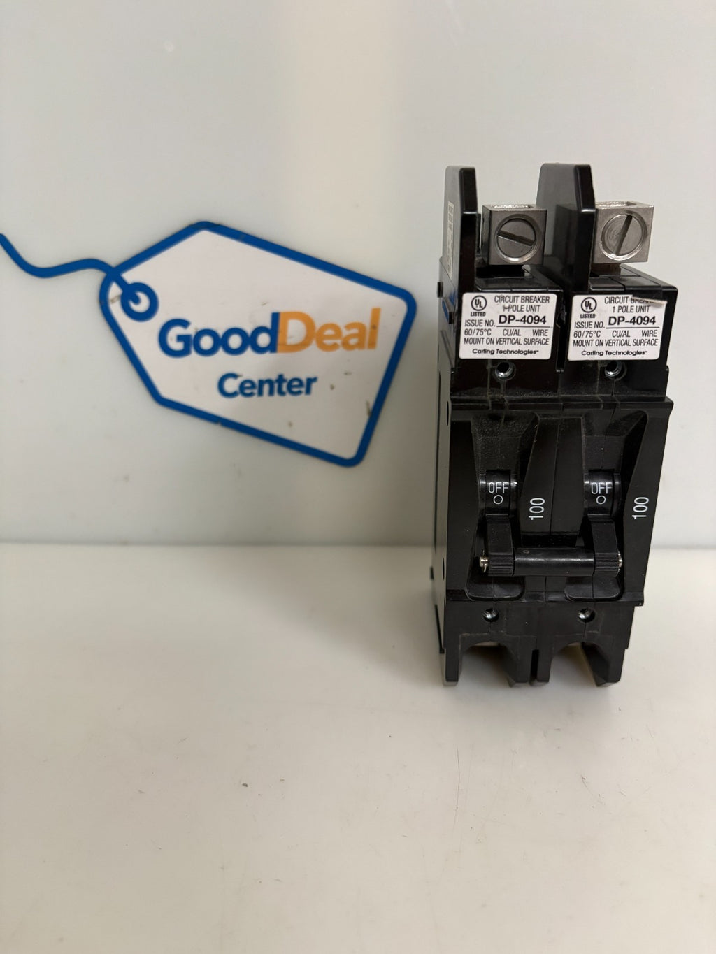 CARLING TECHNOLOGIES 100 AMP BREAKER DOUBLE BREAKER ER2-BO-26-810-32E-DC0