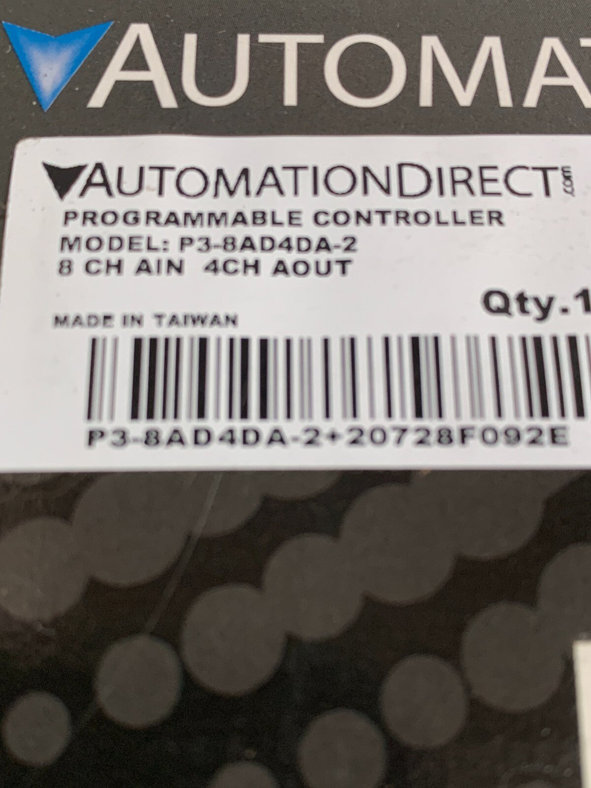 AUTOMATION DIRECT 8 CH AIN 4CH A OUT MODULE P3-8AD4DA-Z