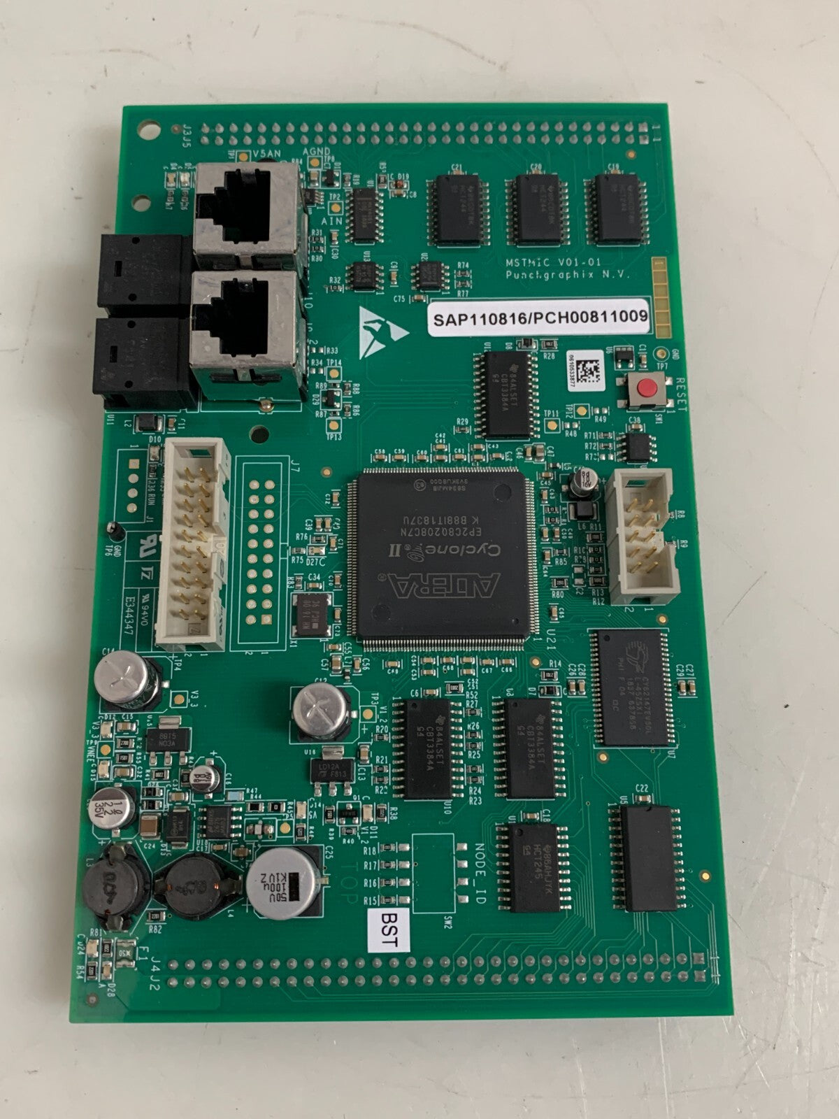 PUNCHGRAPHIX N.V MSTNIC V01-01 CIRCUIT BOARD