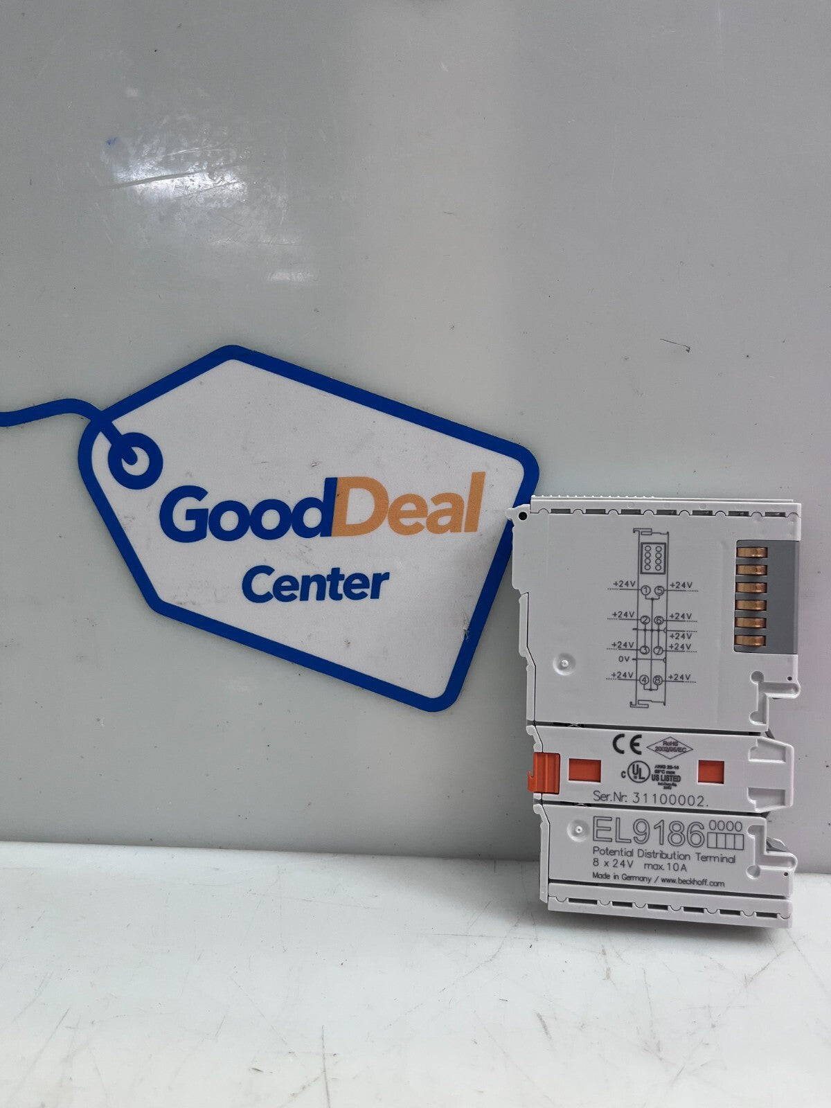 BECKHOFF EL9186-0000 Potential Distribution Terminal 31100002